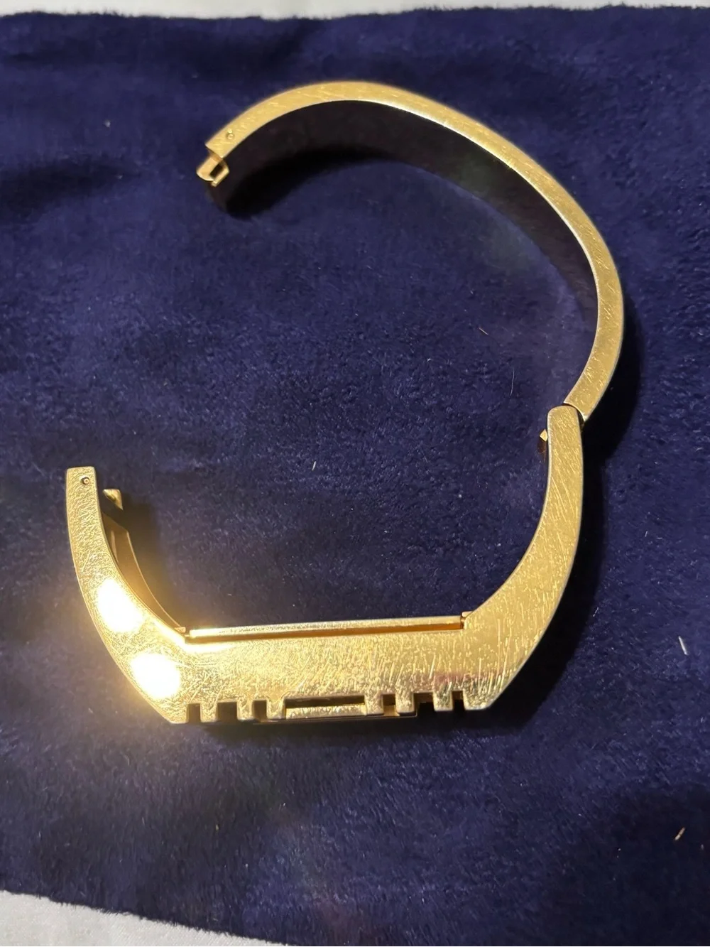 Tory Burch Gold Geometric Link Bracelet